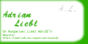 adrian liebl business card